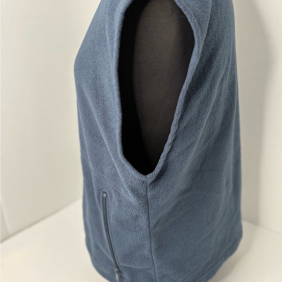 Columbia Men’s Fleece Vest Medium Blue - Picture 2 of 5